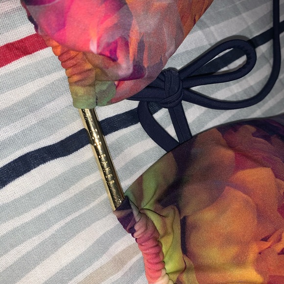 TED BAKER Technicolor Bloom Bikini Top - Picture 2 of 5